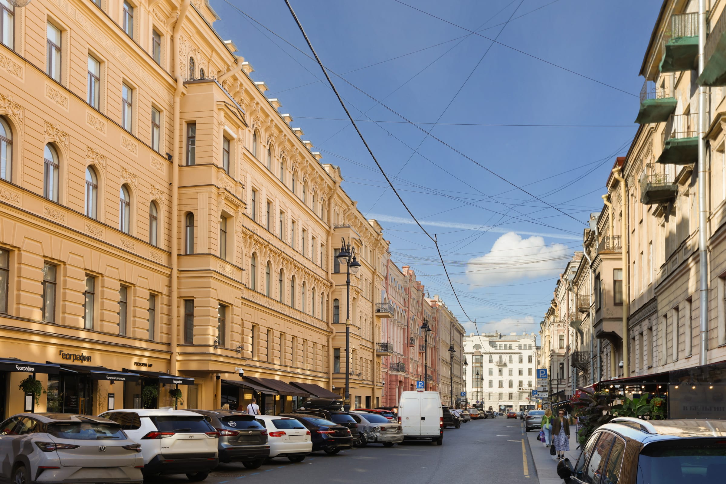 Рубинштейна, 5 — перспектива улицы